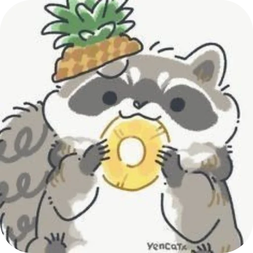 Эмодзи raccoons