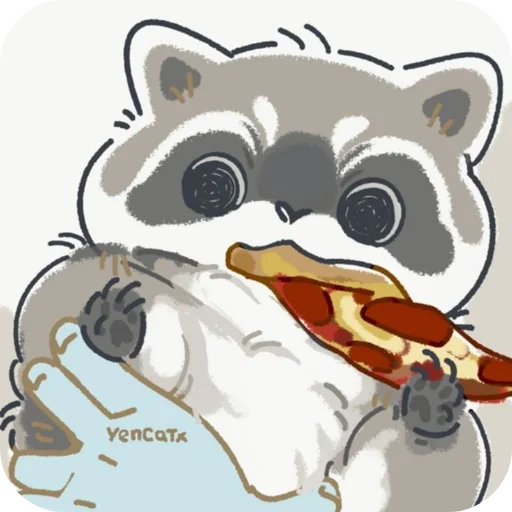 Эмодзи raccoons