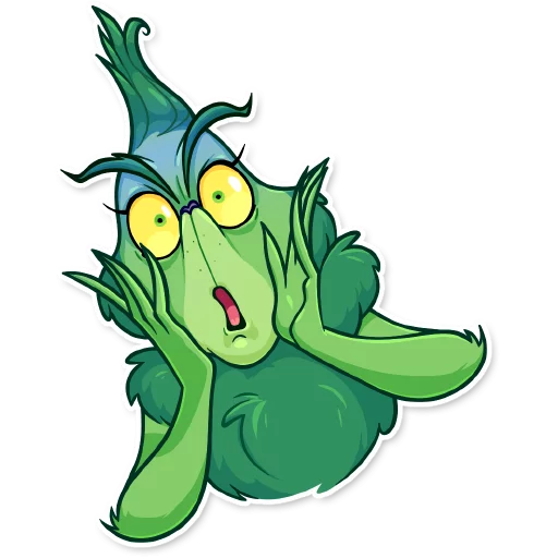 Эмодзи Grinch