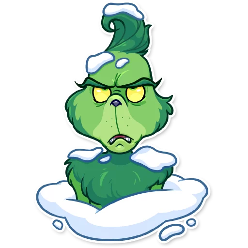 Эмодзи Grinch