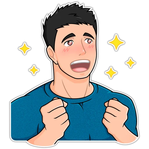 Эмодзи Крепыш Киря