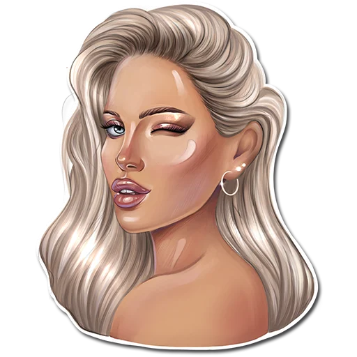 Эмодзи SUCCUBUS BLONDE