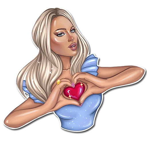 Эмодзи SUCCUBUS BLONDE