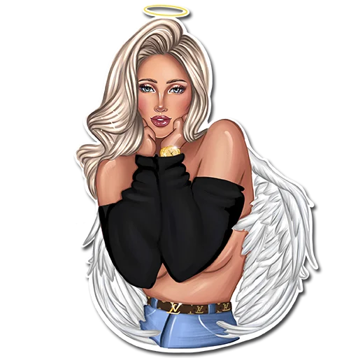 Эмодзи SUCCUBUS BLONDE