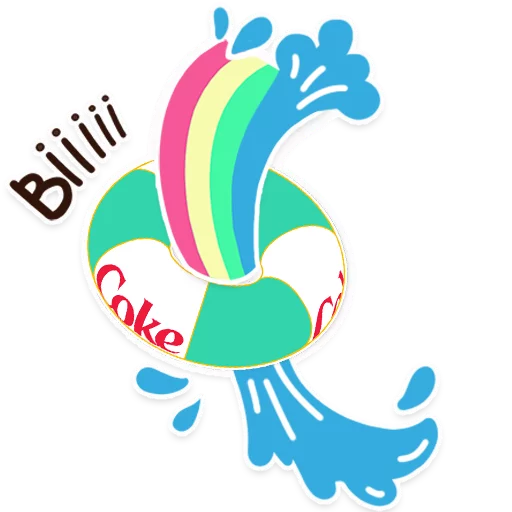 Эмодзи Summer Coca Cola