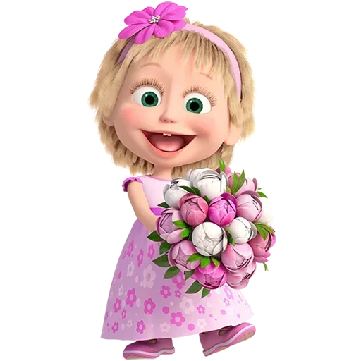 Эмодзи Лето с Машей Без Текста