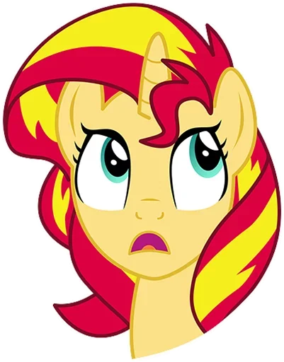 Эмодзи Sunset Shimmer