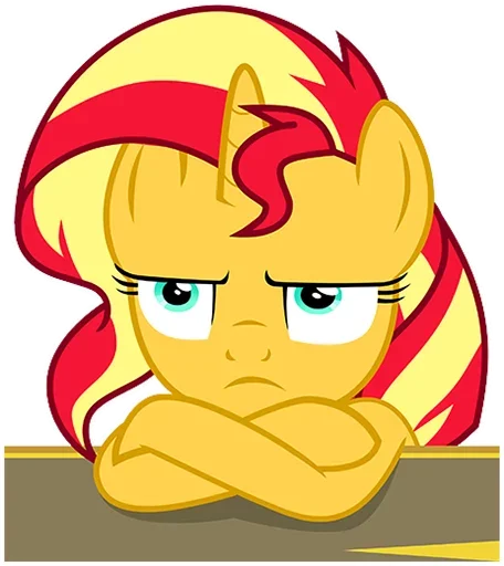 Эмодзи Sunset Shimmer