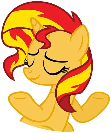 Эмодзи Sunset Shimmer