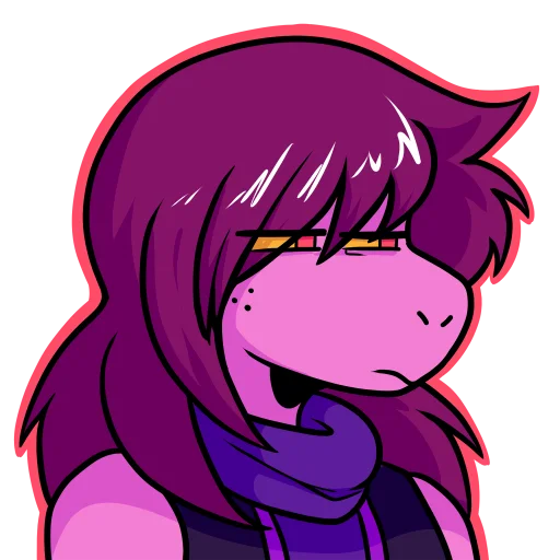 Эмодзи Susie_Deltarune