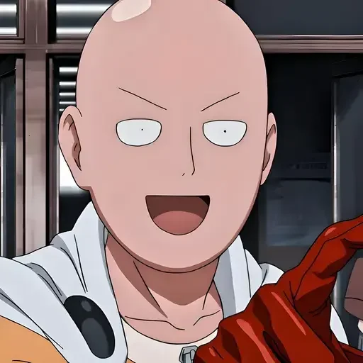 Эмодзи One Punch Man Saitama