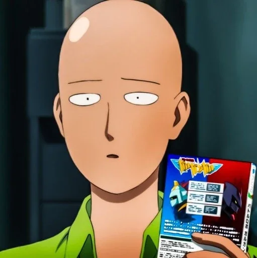 Эмодзи One Punch Man Saitama