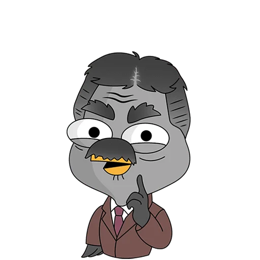 Эмодзи Подозрительная сова Сезон 9 Без Текста