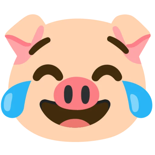 Эмодзи Свинка