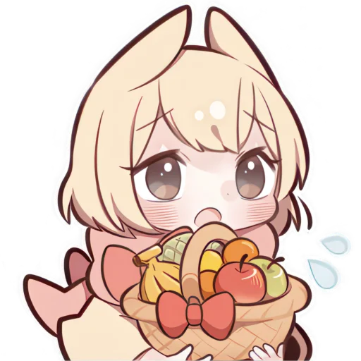 Эмодзи Сладкий зайчик