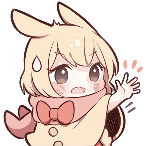 Эмодзи Сладкий зайчик