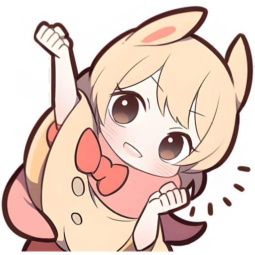 Эмодзи Сладкий зайчик