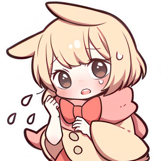 Эмодзи Сладкий зайчик