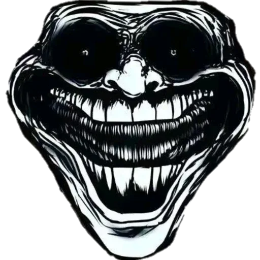 Эмодзи TROLL FACE HORROR