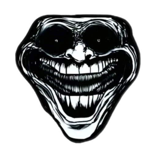 Эмодзи TROLL FACE HORROR