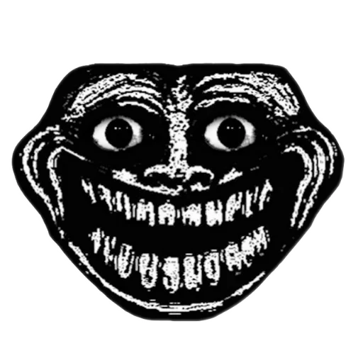 Эмодзи TROLL FACE HORROR