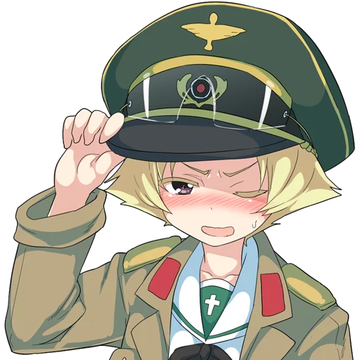 Эмодзи Girls und Panzer