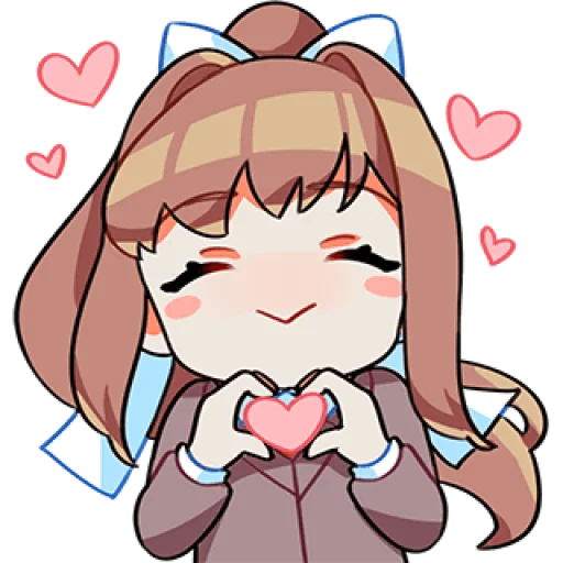 Эмодзи Doki Doki Literature Club