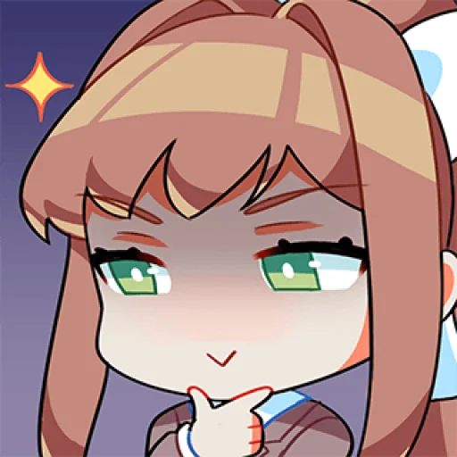 Эмодзи Doki Doki Literature Club