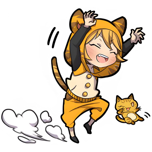 Эмодзи Тигренок