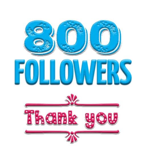 Эмодзи Thank you Followers