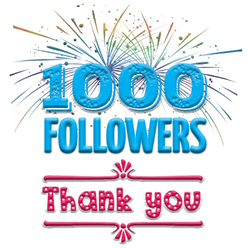 Эмодзи Thank you Followers