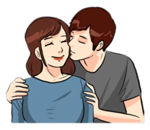 Эмодзи The Kissing
