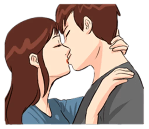 Эмодзи The Kissing