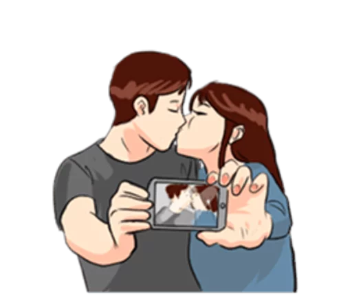 Эмодзи The Kissing