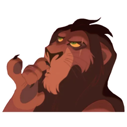 Эмодзи The Lion King Scar
