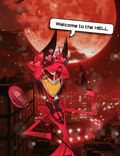 Эмодзи Alastor | Hazbin hotel