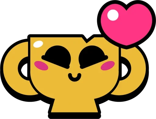 Эмодзи Brawl Stars trophy