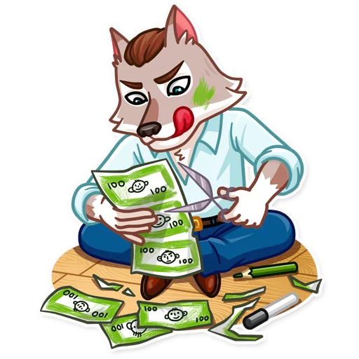 Эмодзи The Wolf of Wall Street