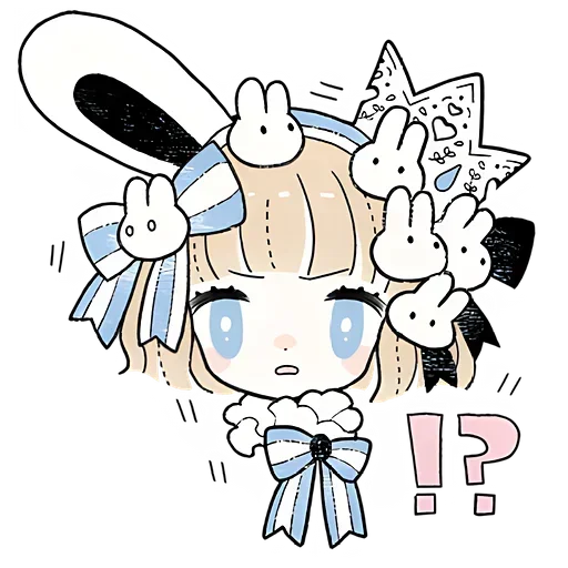 Эмодзи Принцесса и кролик