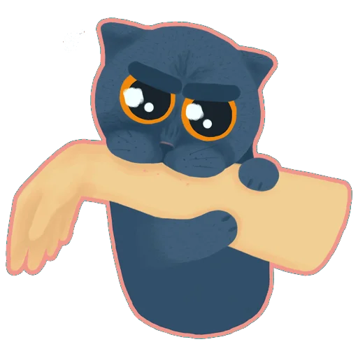 Эмодзи The cat named Mouse