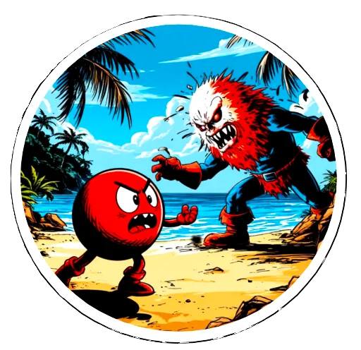 Эмодзи The red ball