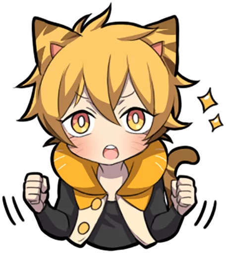 Эмодзи Tiger Kitten by SR