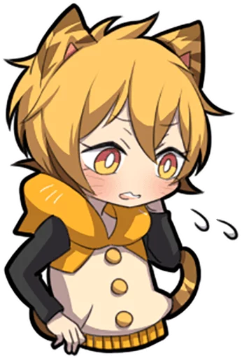 Эмодзи Tiger Kitten by SR