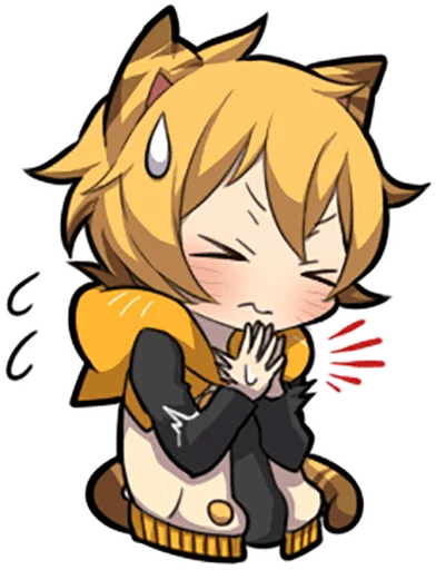 Эмодзи Tiger Kitten by SR