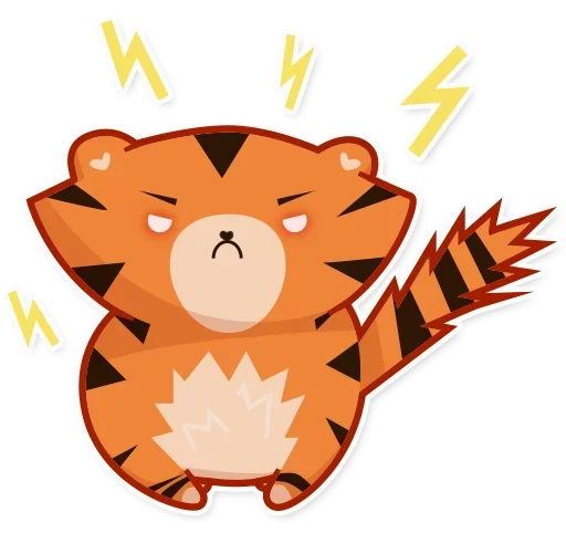 Эмодзи Tiger Tigrulia