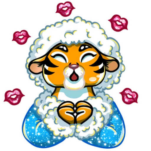 Эмодзи Рыжая Снегурка