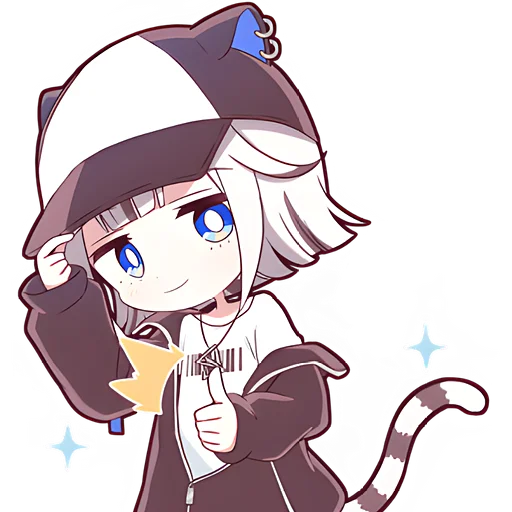 Эмодзи Тигрица тян