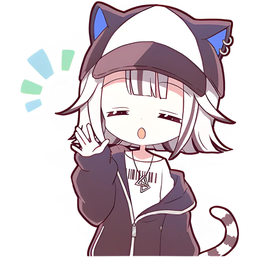 Эмодзи Тигрица тян