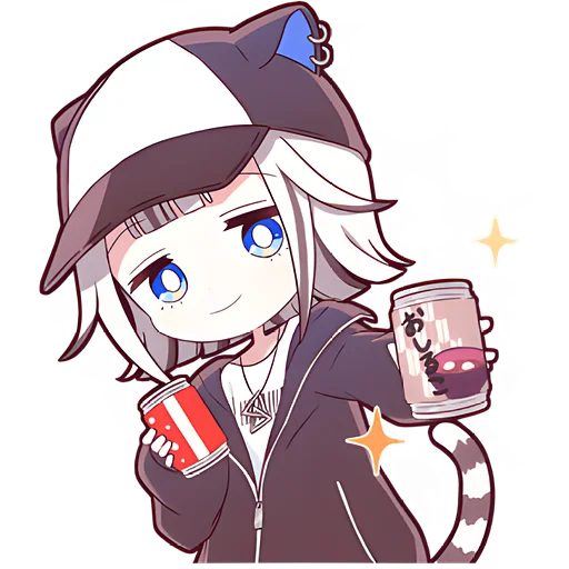 Эмодзи Тигрица тян