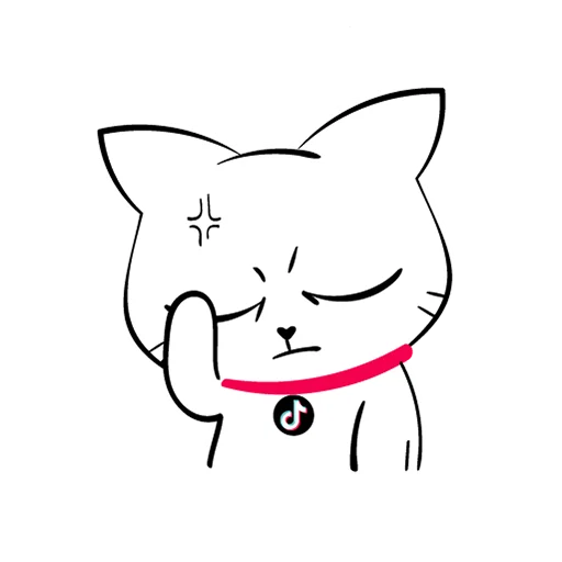 Эмодзи TikTok Kot